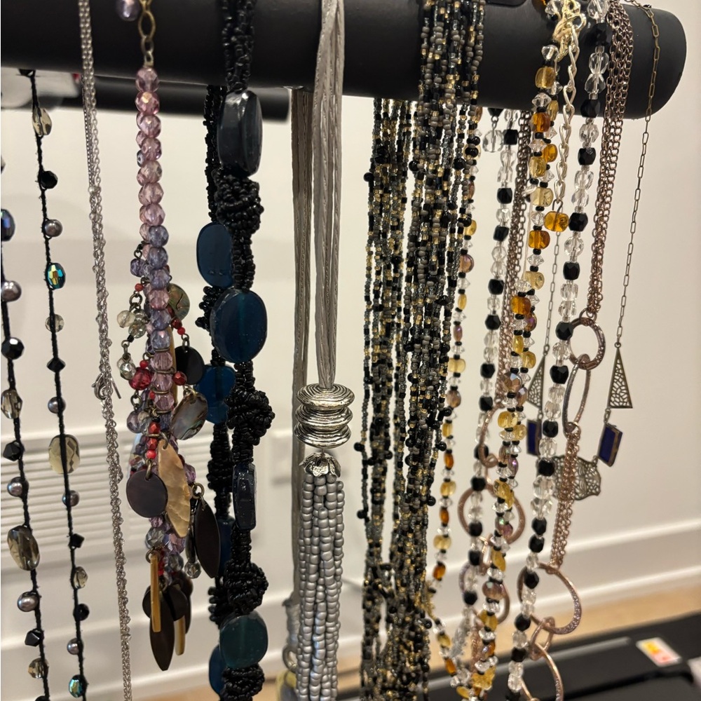 Lot of 10 Statement & Beaded Necklaces – Mixed Styles